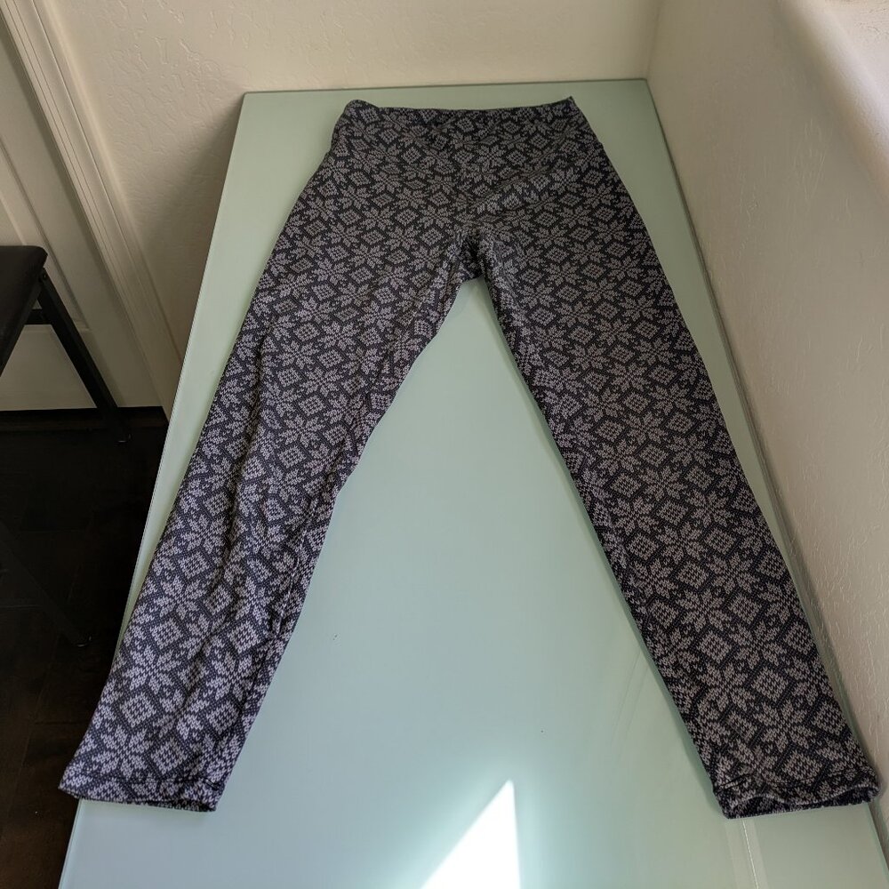 Balance Collection by Marika Women’s Yoga Pants – Snowflake Pattern